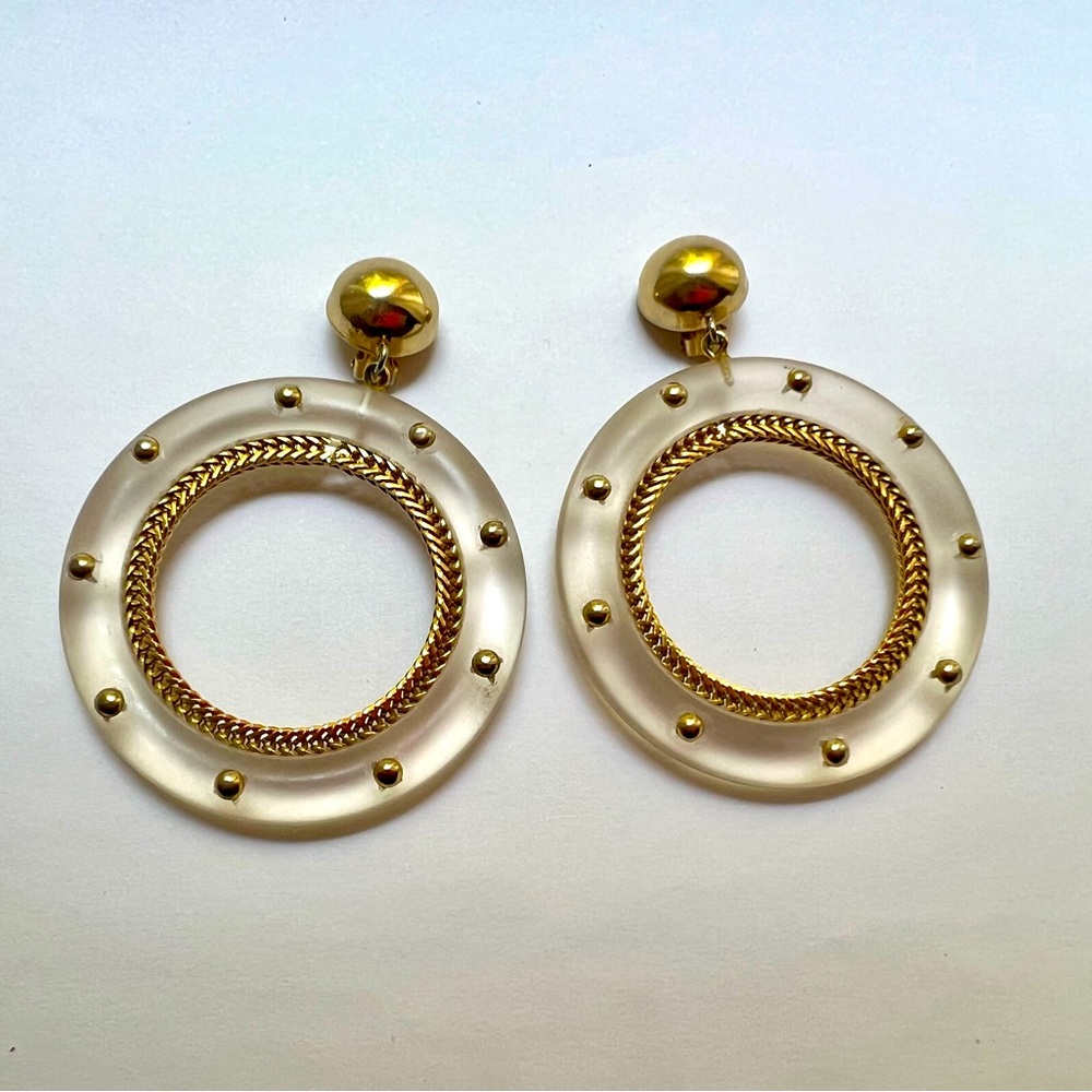 Sharra Pagano Hoop Earrings - RARE